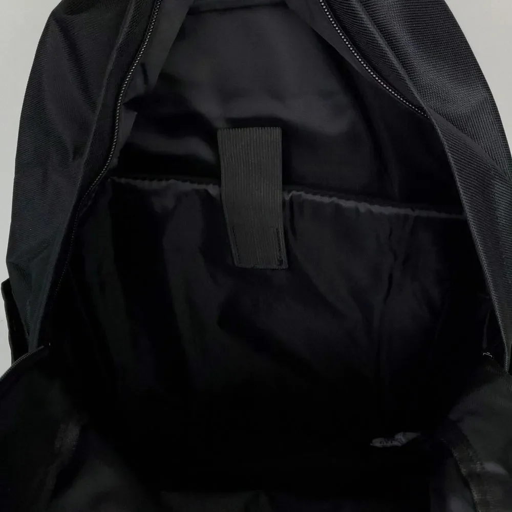 Chicago Bulls Mitchell & Ness NBA Backpack 2 Zipper‎ Pockets 3D Logo Black NWT
